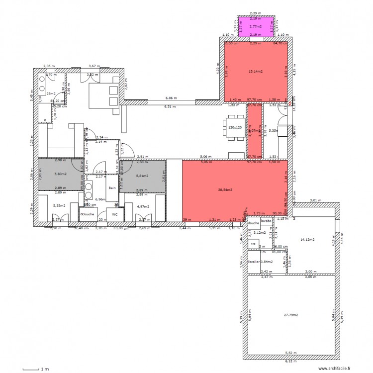 Mezzanine. Plan de 0 pièce et 0 m2