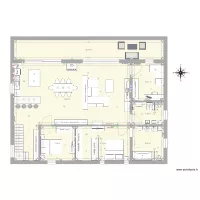 maison 300m2 &eacute;tage 1