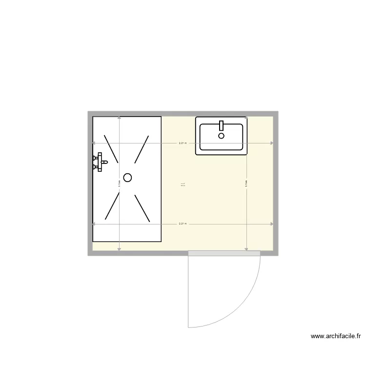 LOGEMENT DE M. Plan de 