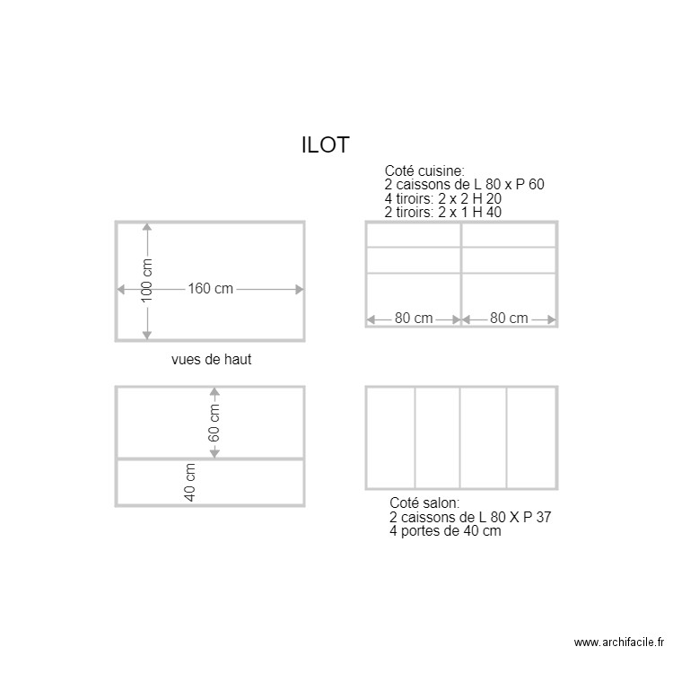 ilot reuilly. Plan de 0 pièce et 0 m2