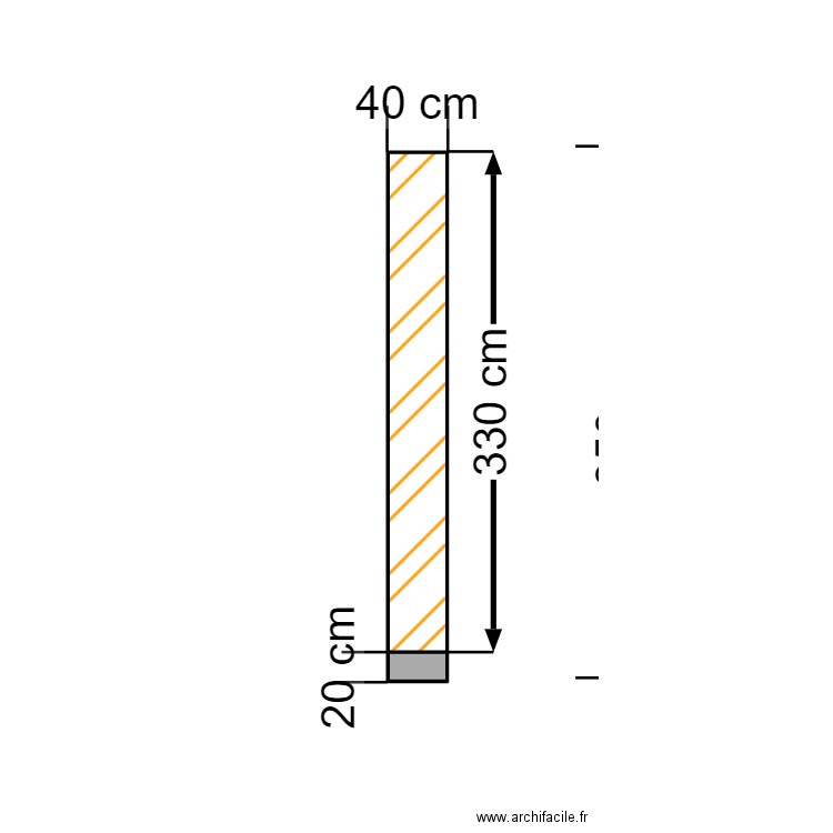 Façade Sud. Plan de 0 pièce et 0 m2