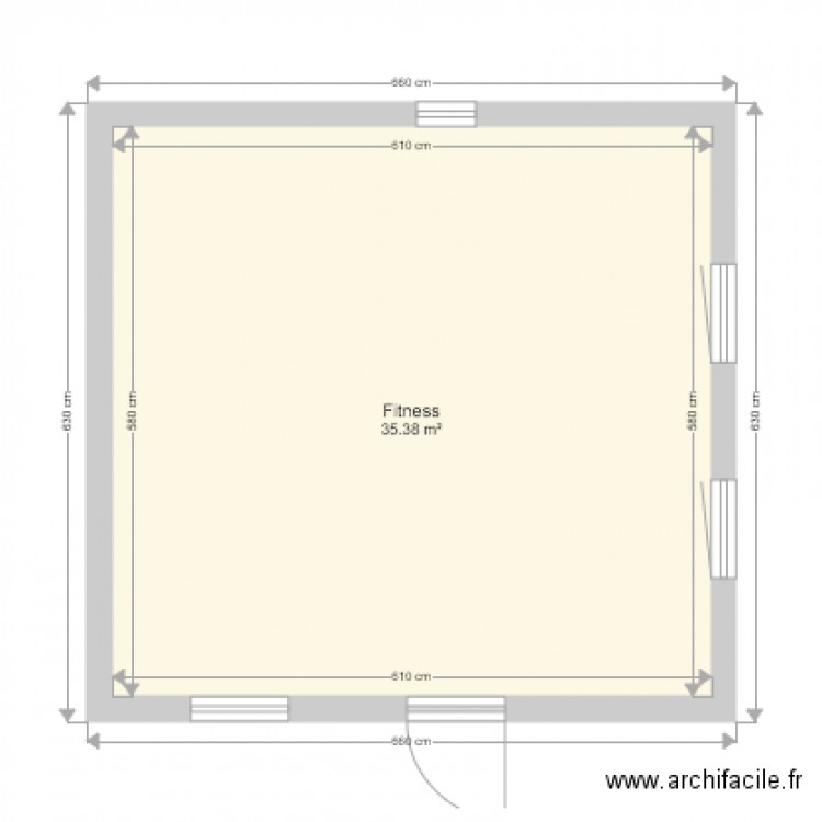 Fitness Spa Sumava. Plan de 0 pièce et 0 m2