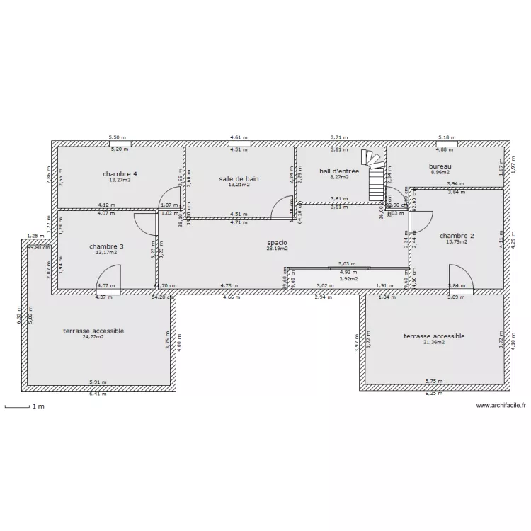 modele n°1 etage. Plan de modele n°1 etage. Plan de