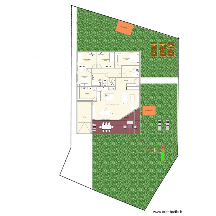 maison4. Plan de 0 pièce et 0 m2