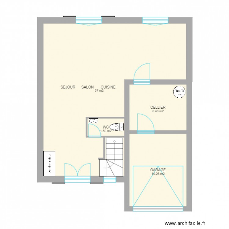 Plan. Plan de 0 pièce et 0 m2