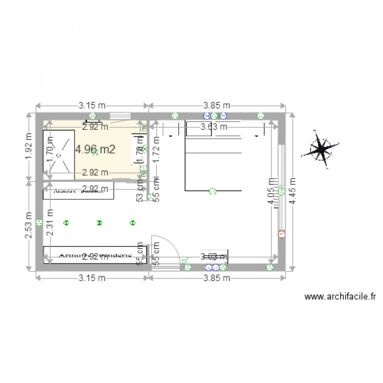 Chambre parentale 2. Plan de 0 pièce et 0 m2