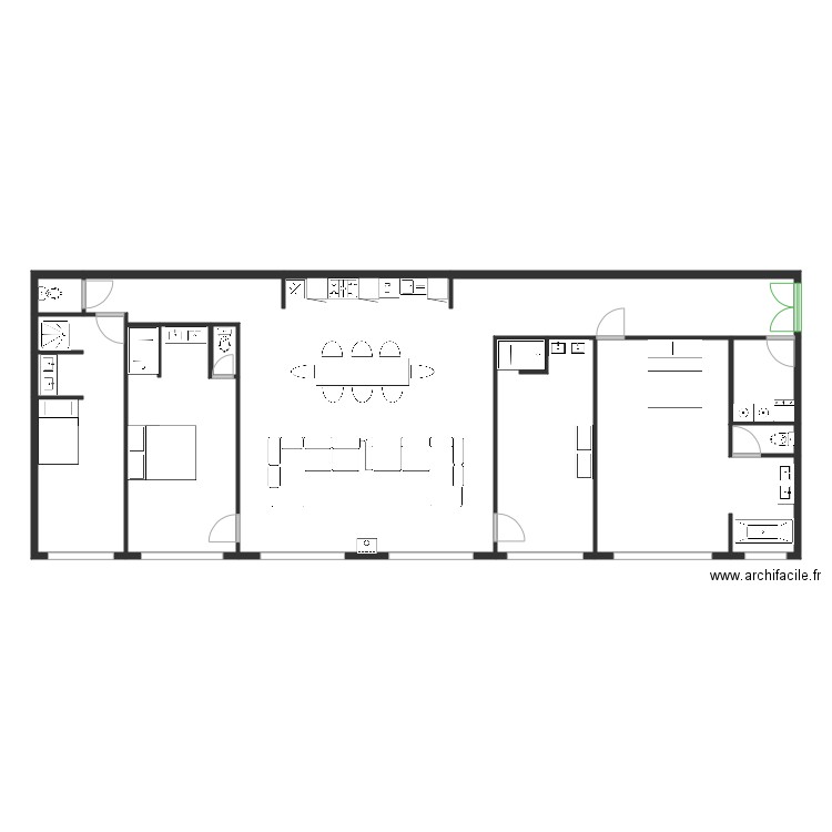 Maison Paysagé fini. Plan de 0 pièce et 0 m2