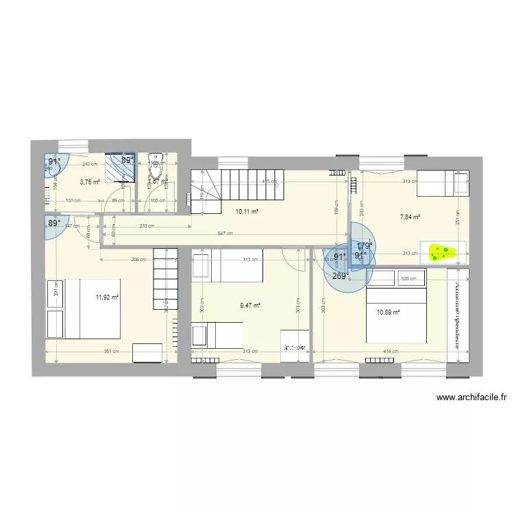 Vienne étage. Plan de Vienne étage. Plan de