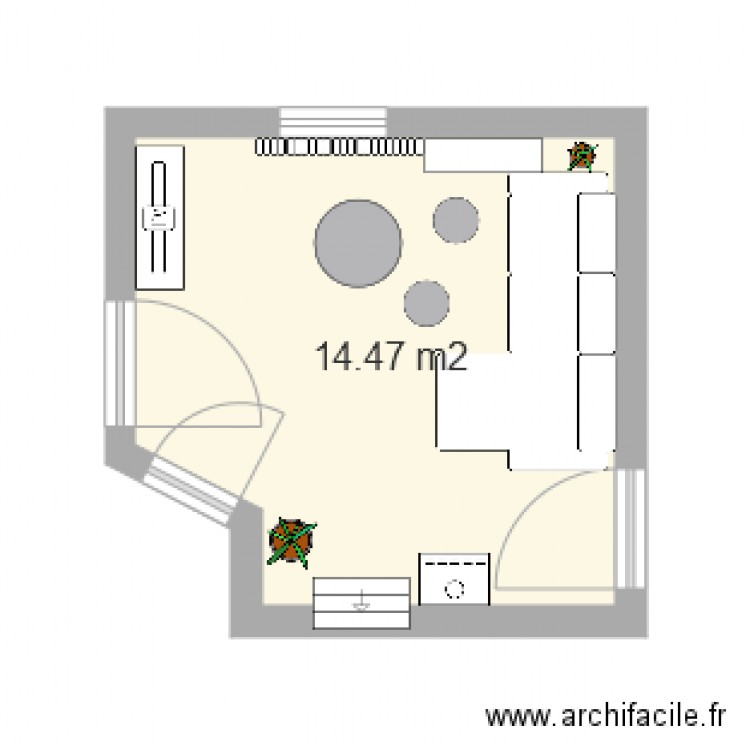 SALON. Plan de 0 pièce et 0 m2
