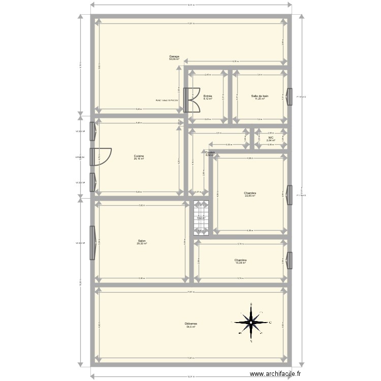 Clergé. Plan de 0 pièce et 0 m2