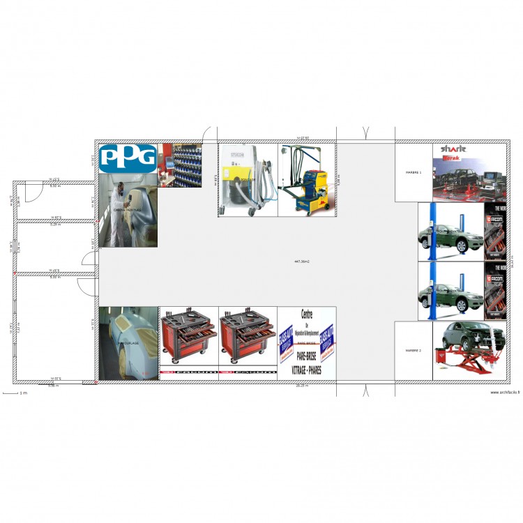 CARROSSERIE VR CONCEPT. Plan de 0 pièce et 0 m2