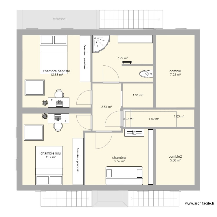 maison yves 1. Plan de 0 pièce et 0 m2