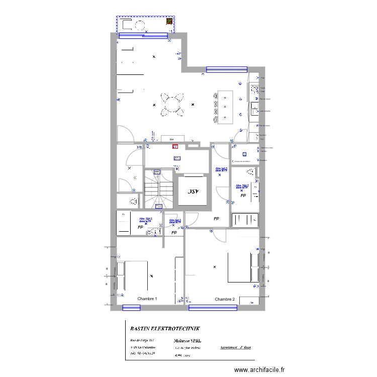 Maitryse 2 étage exécution. Plan de 0 pièce et 0 m2