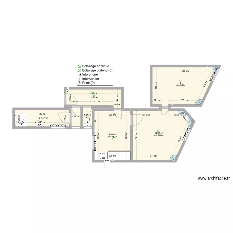 appartement en location. Plan de appartement en location. Plan de
