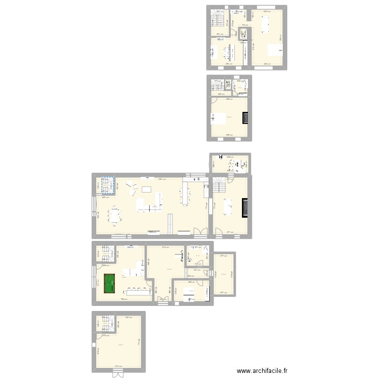 Les gouttes. Plan de 0 pièce et 0 m2
