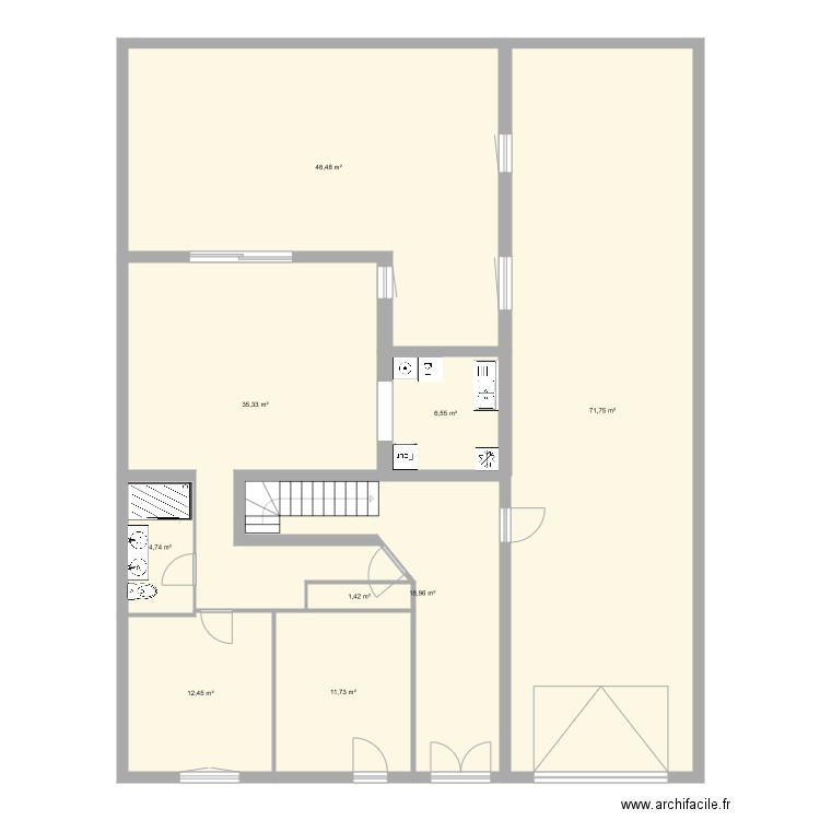 LIBERTE RDC PROJET 1. Plan de 0 pièce et 0 m2