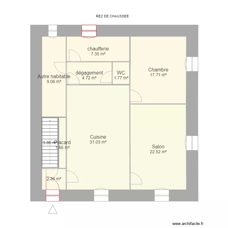 CARTON. Plan de 