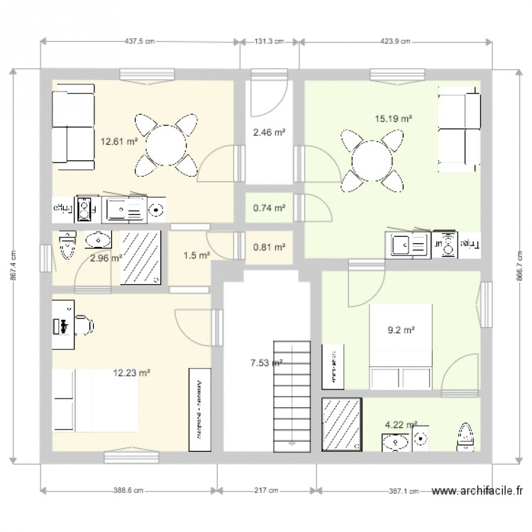 Projet Hugo 12. Plan de 0 pièce et 0 m2