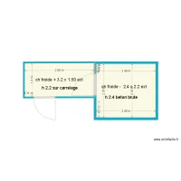 plan chambre froide accol&eacute;e le jardin