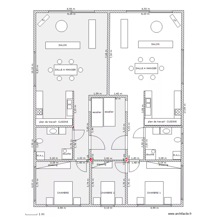 1er ETAGE 17-02-2012 (idem 2ème ETAGE) new 3. Plan de 1er ETAGE 17-02-2012 (idem 2ème ETAGE) new 3. Plan de