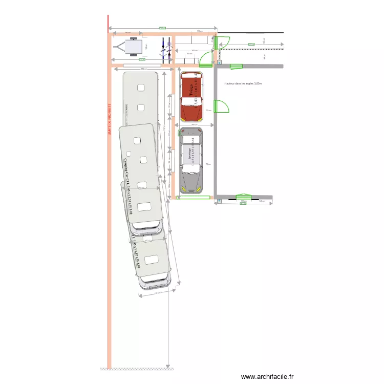 Projet Garage Phil. Plan de 