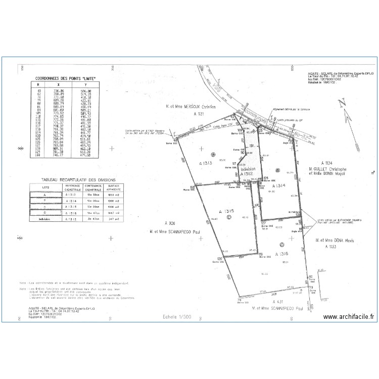 planparcelle. Plan de 0 pièce et 0 m2