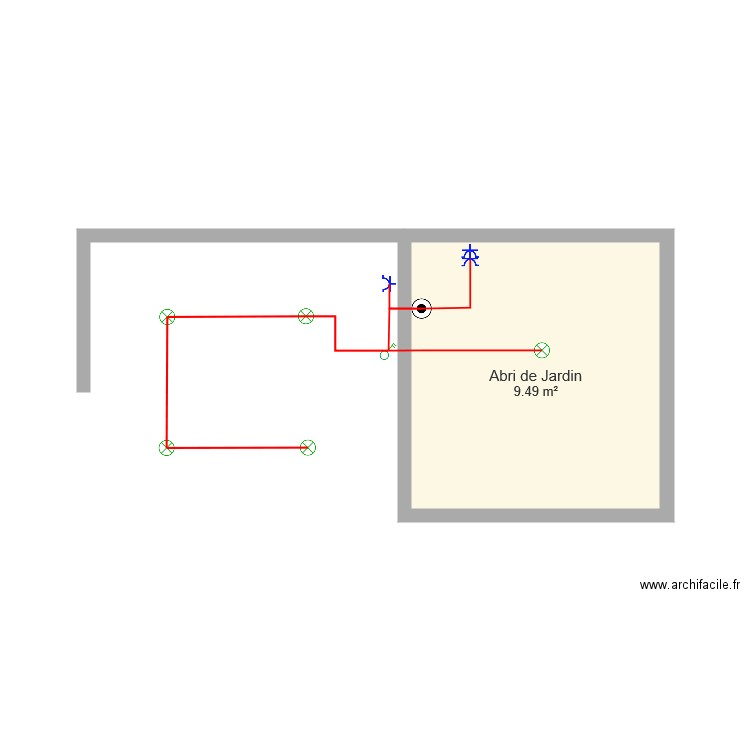 Bouge Abri de Jardin. Plan de 0 pièce et 0 m2