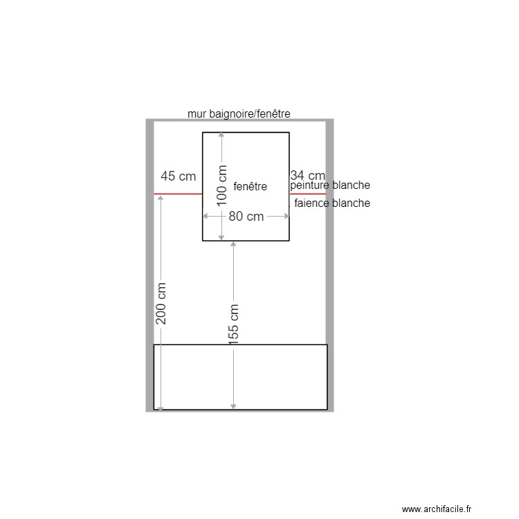 salle de b cecile antoine fenetre. Plan de 0 pièce et 0 m2