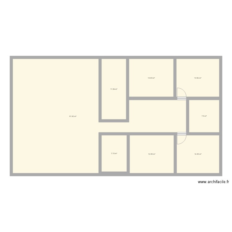 Maison 180 m2 2. Plan de 0 pièce et 0 m2