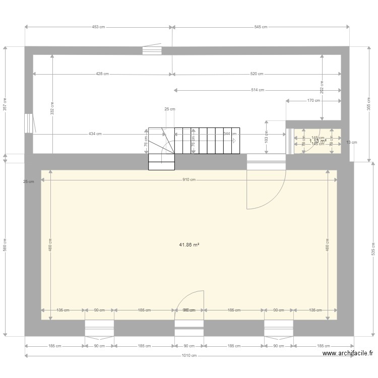 Maison Lanveoc V1 new avec étage et toit. Plan de 0 pièce et 0 m2