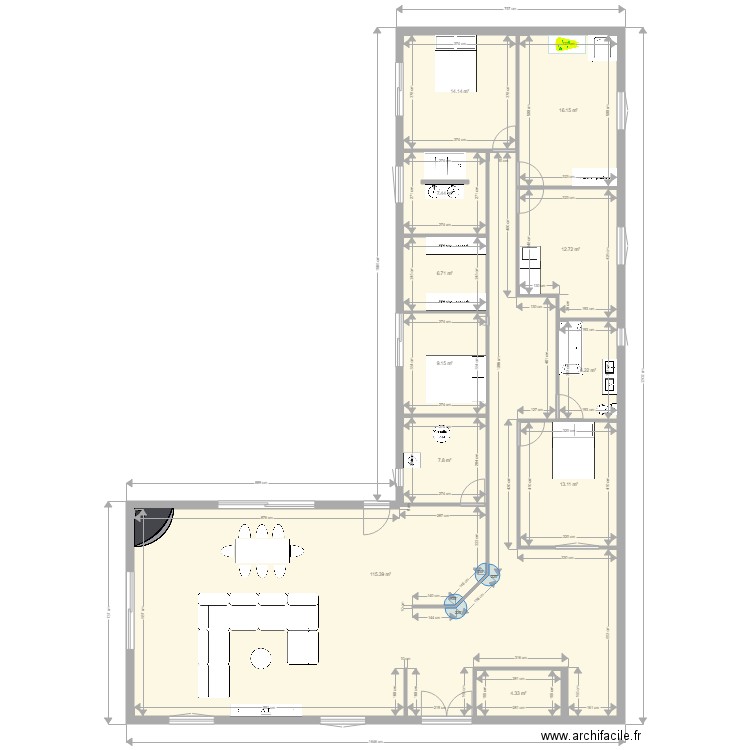 maison david2. Plan de 0 pièce et 0 m2