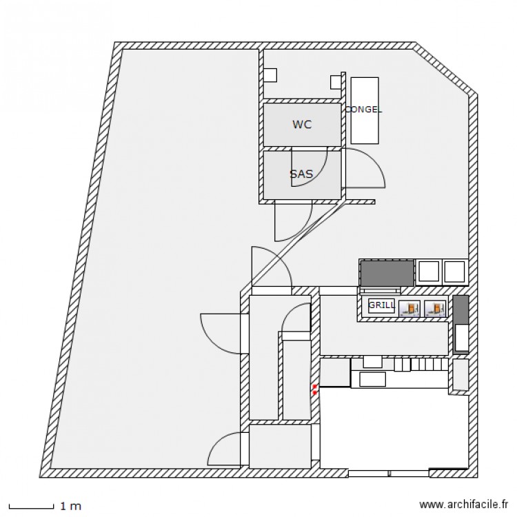 PROJET KEBAB Plan dessiné par stephaned