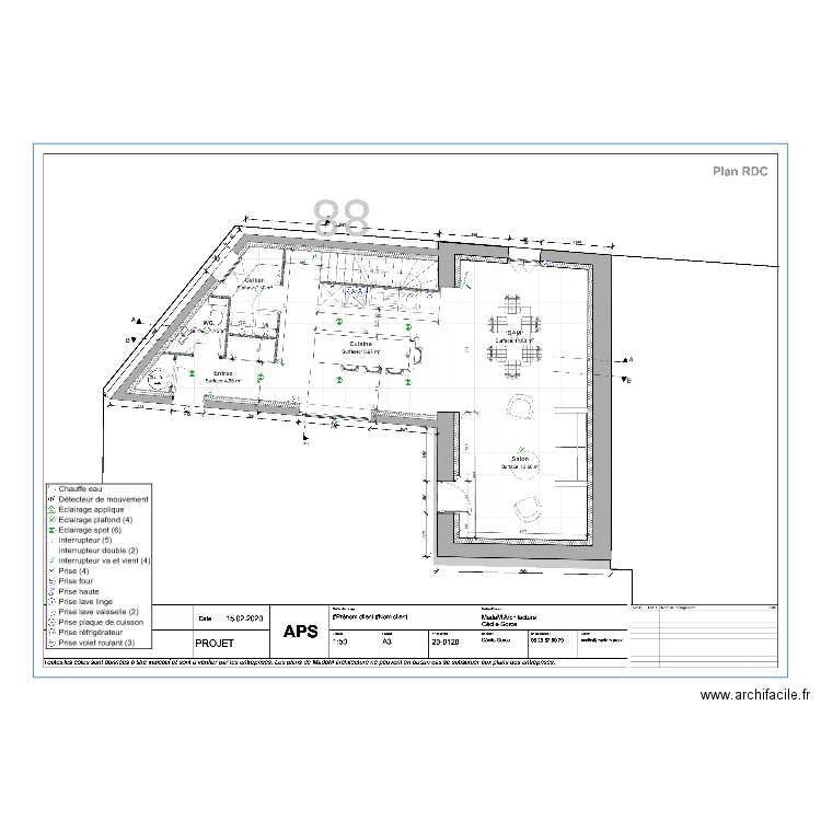 rdc - Plan dessiné par Sb2krv