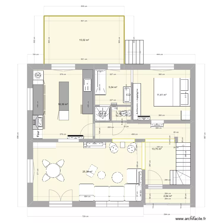 LANCELOT rdc final . Plan de 