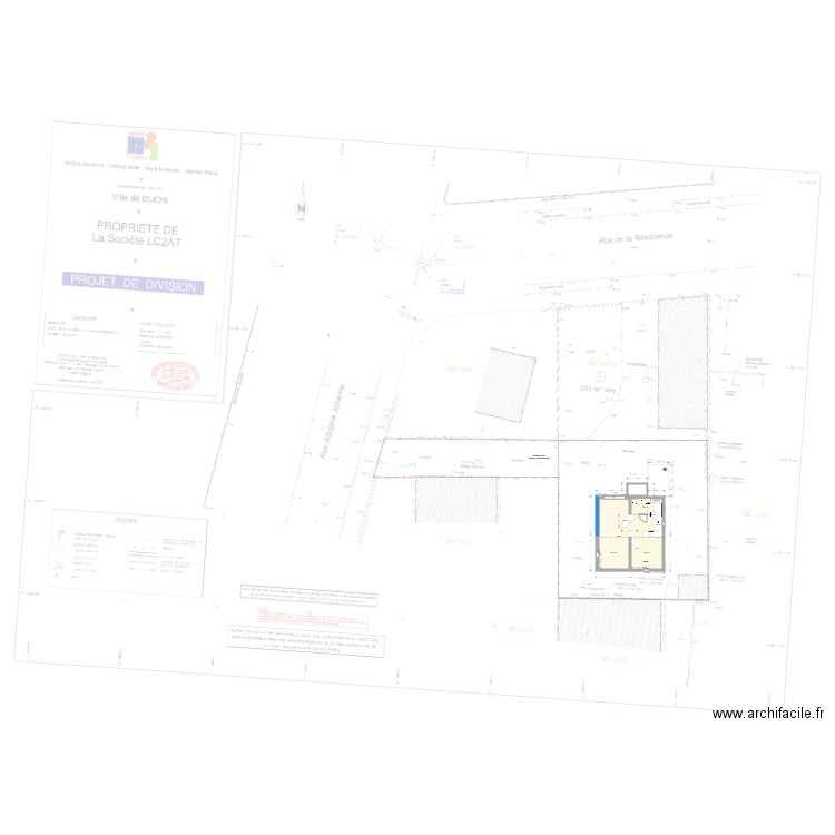 AJ ss-sol 23 10 02. Plan de 6 pièces et 50 m2