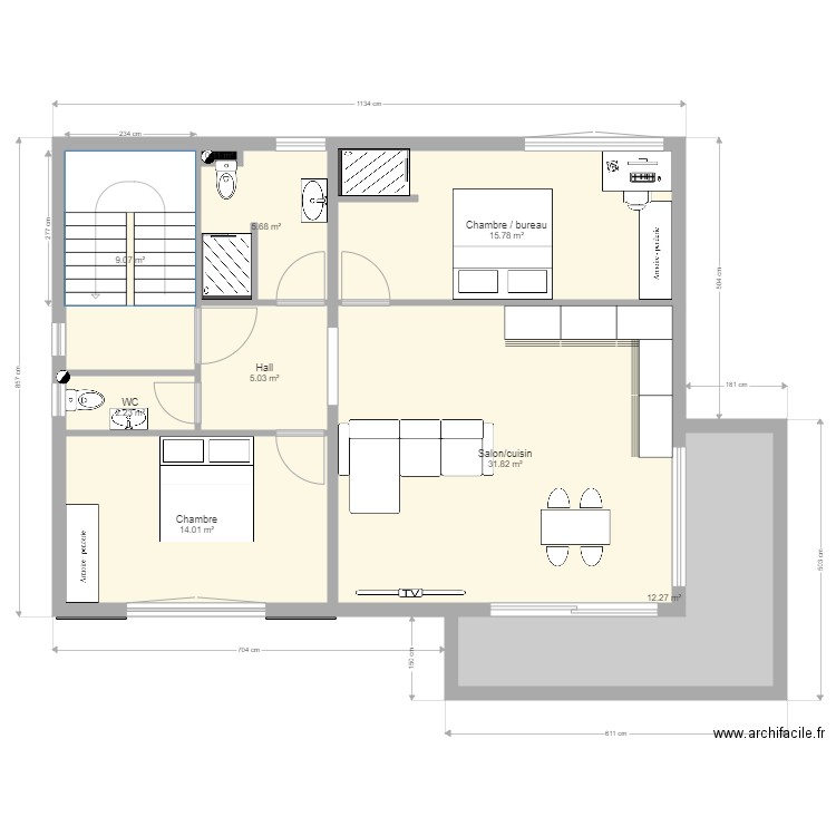 SM STADBREDIMUS ETAGE 1 V2. Plan de 0 pièce et 0 m2