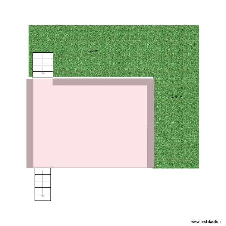 Plan Terrasse 1. Plan de 0 pièce et 0 m2