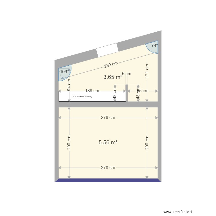 Chabrol coupe. Plan de 0 pièce et 0 m2