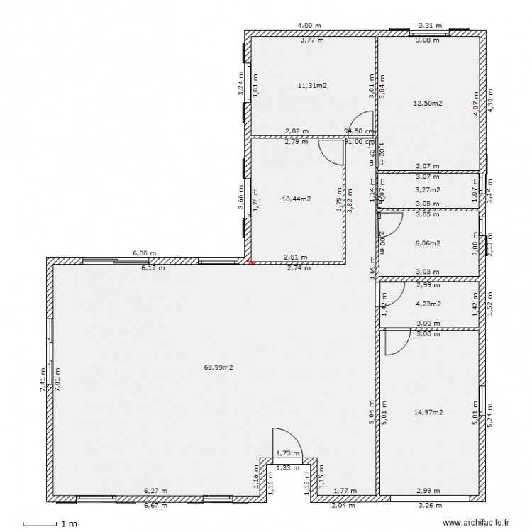 yucca. Plan de 0 pièce et 0 m2