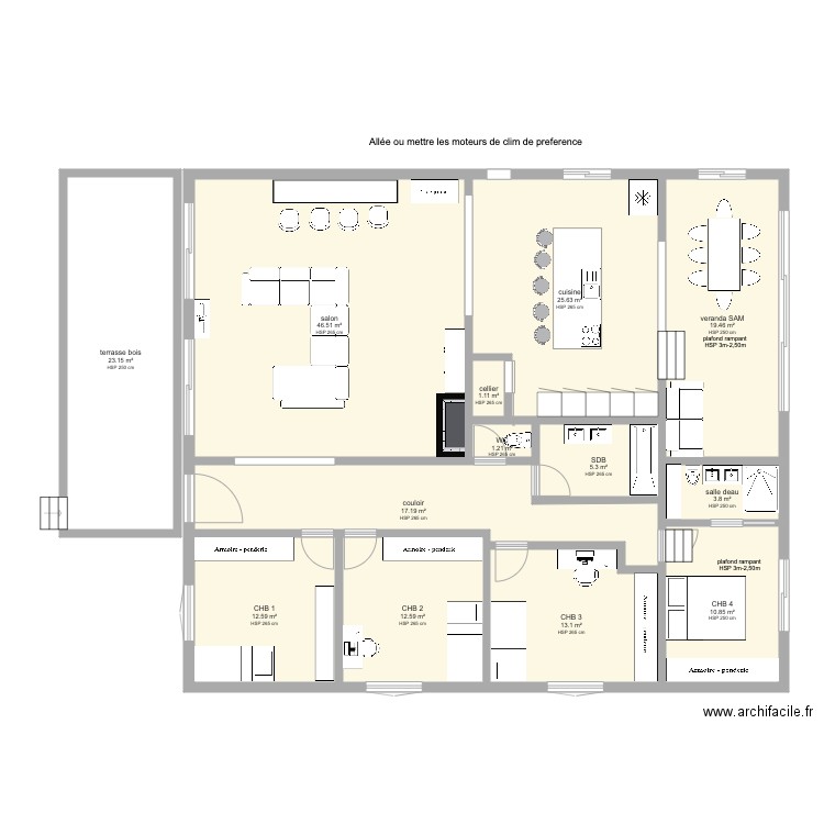 chez moi. Plan de 0 pièce et 0 m2