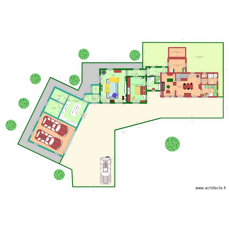 PLAN rallongé ATELIER 2 AVEC ASCENSEUR. Plan de 0 pièce et 0 m2