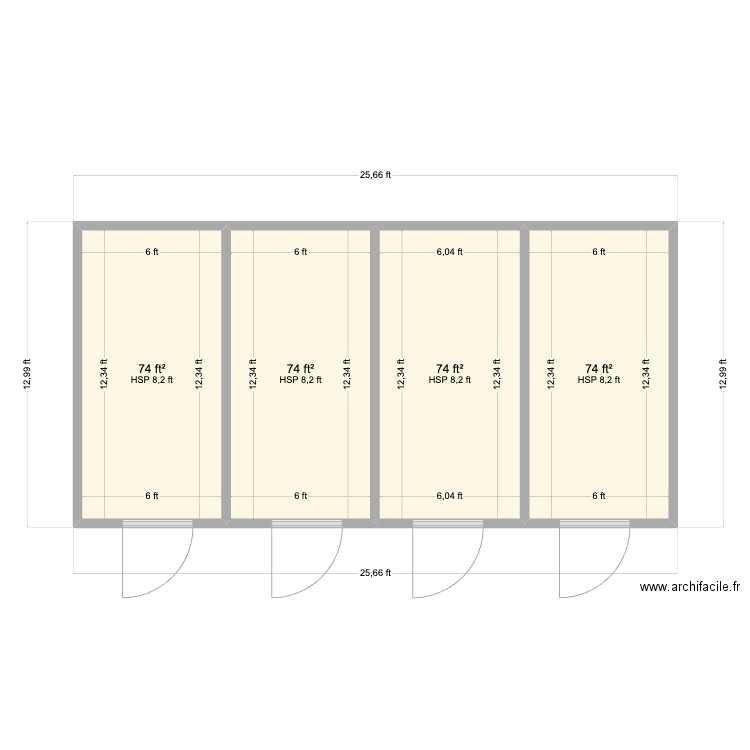 ASU 3 Room. Plan de 0 pièce et 0 m2