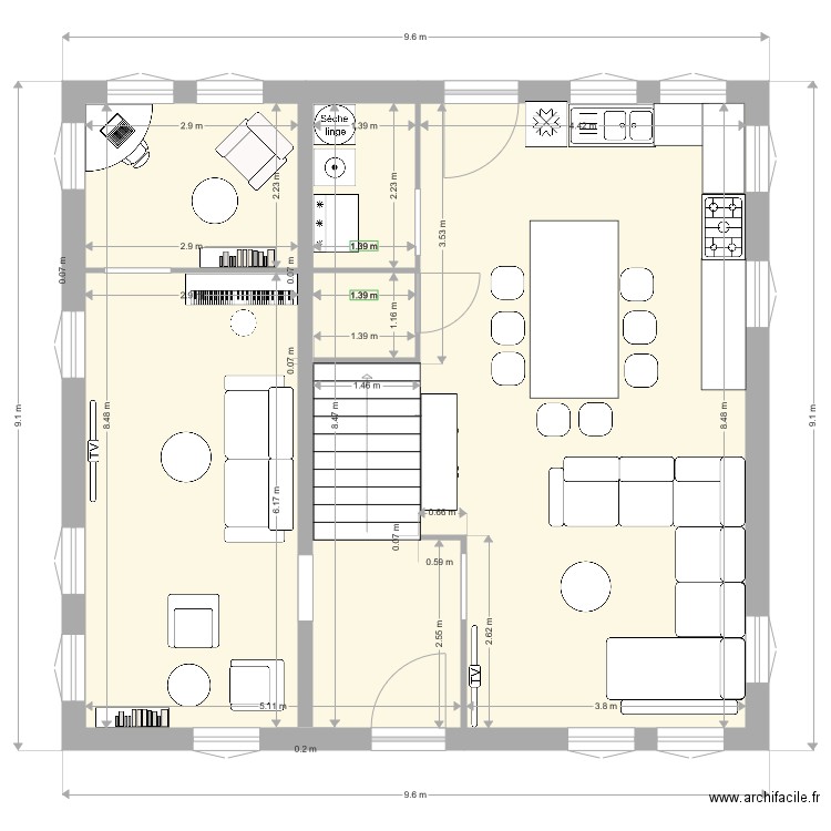 plan devoir 4. Plan de 0 pièce et 0 m2