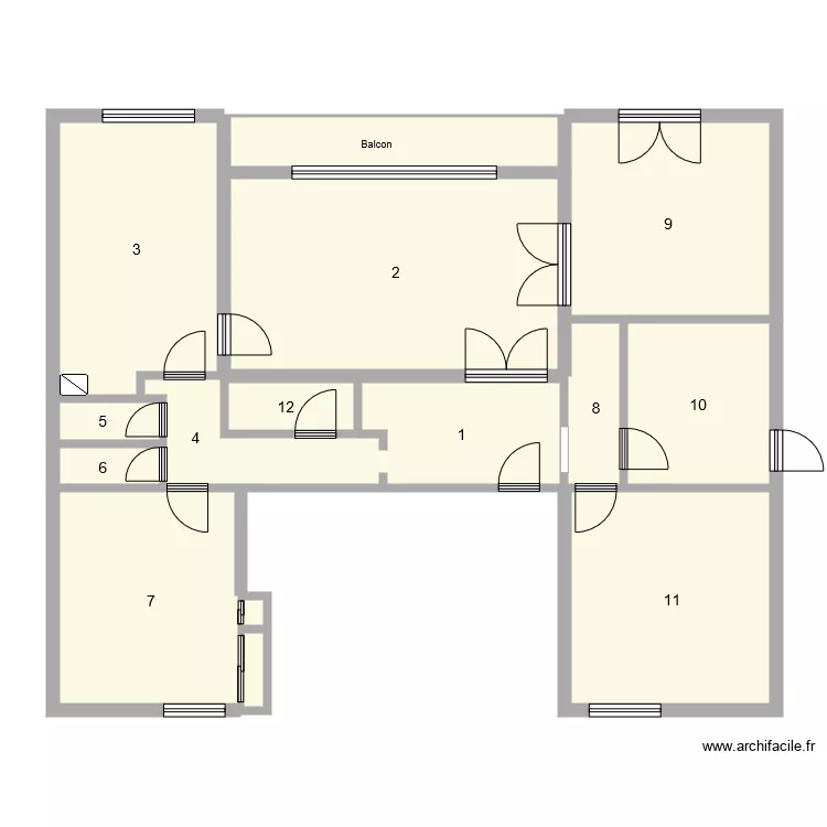 184756 OPH DE LE MEUSE. Plan de 