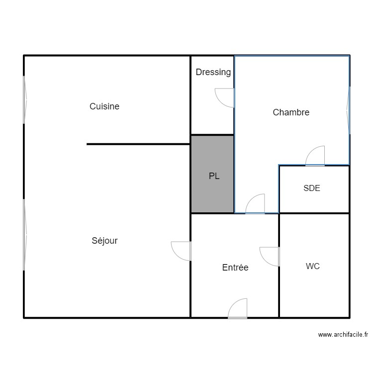 Plan cottin paco. Plan de 0 pièce et 0 m2