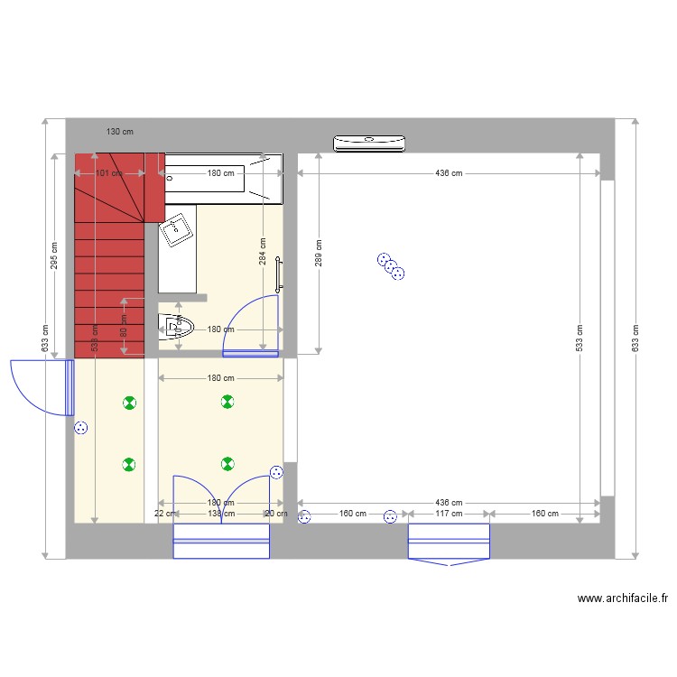 Bas vierge. Plan de 0 pièce et 0 m2