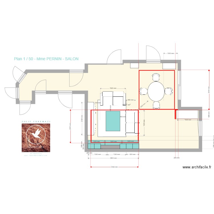 PERNIN  MOBILIER et FAUX PLAFONDS. Plan de 0 pièce et 0 m2