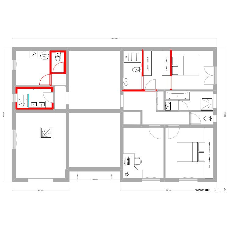 MOREAU RDC 2. Plan de 0 pièce et 0 m2
