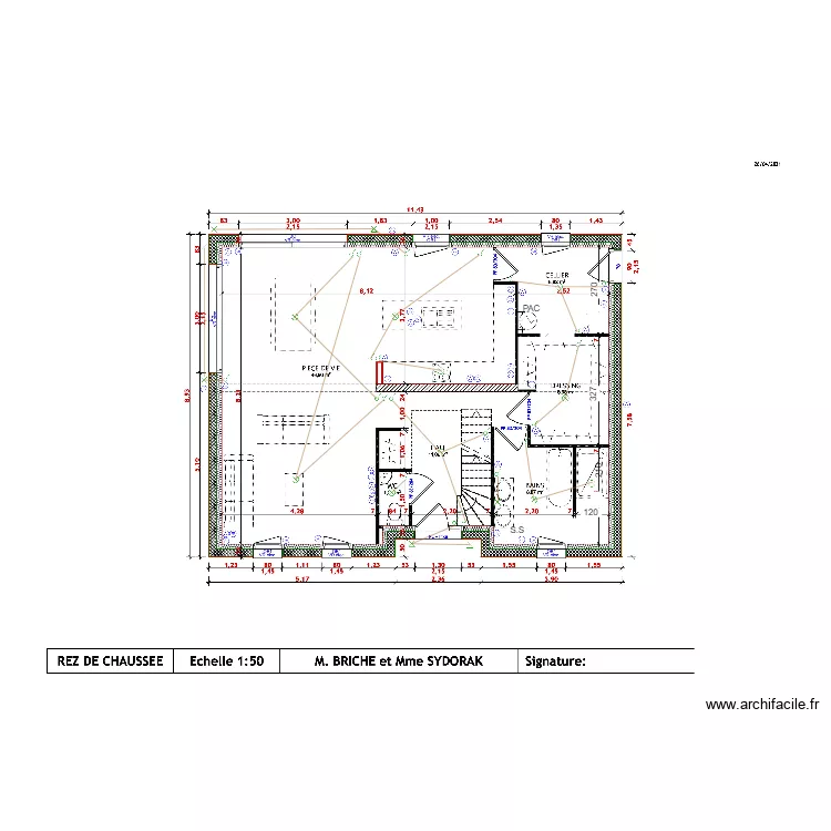 BRICHE SYDORAK RDC. Plan de 