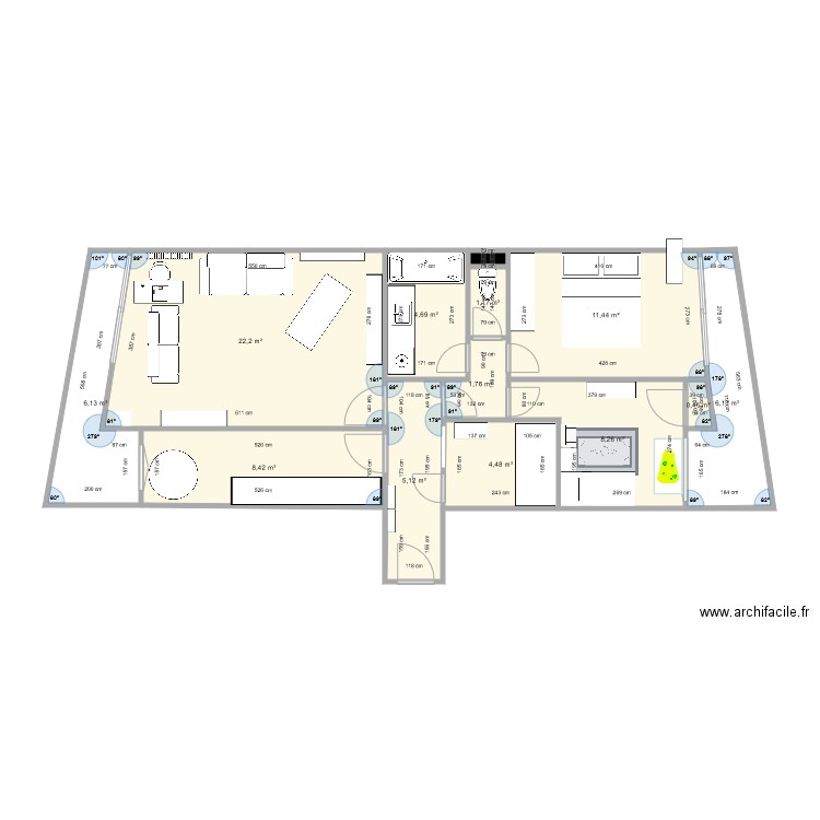 COTENTIN. Plan de 0 pièce et 0 m2